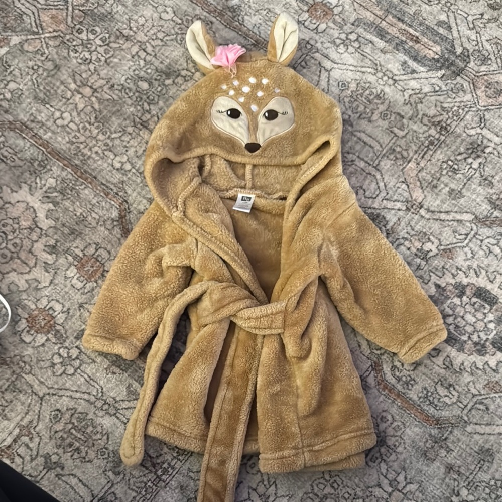 Carter's Brown Fawn Hooded Robe